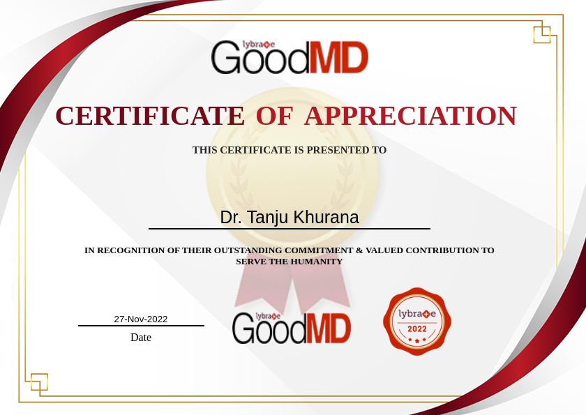 Ayurvedic doctor's certificate