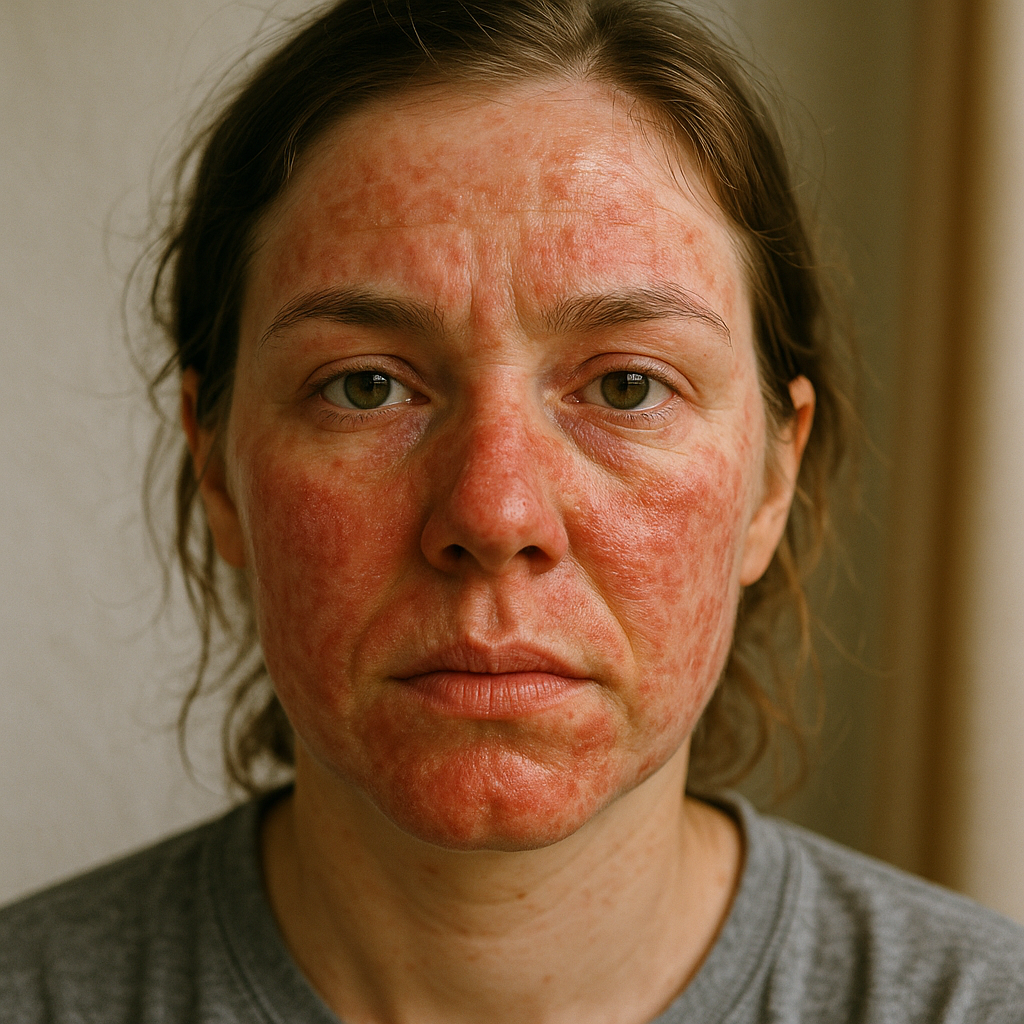 eczema on face