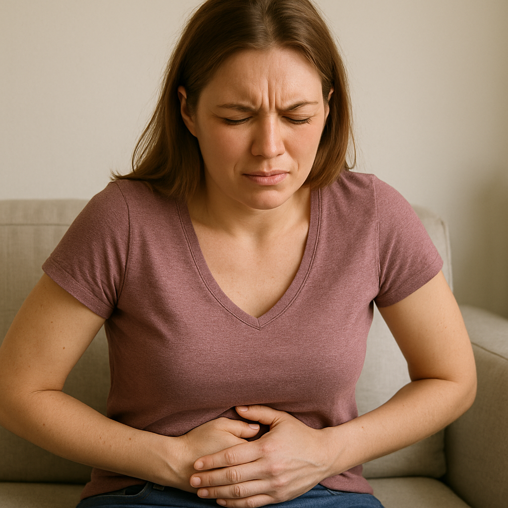 what causes lower abdominal pain in females