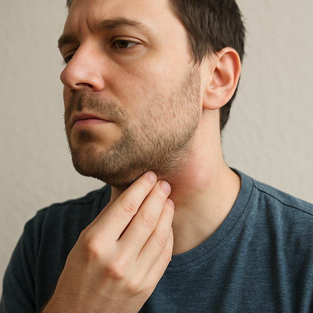 swollen lymph nodes in neck one side