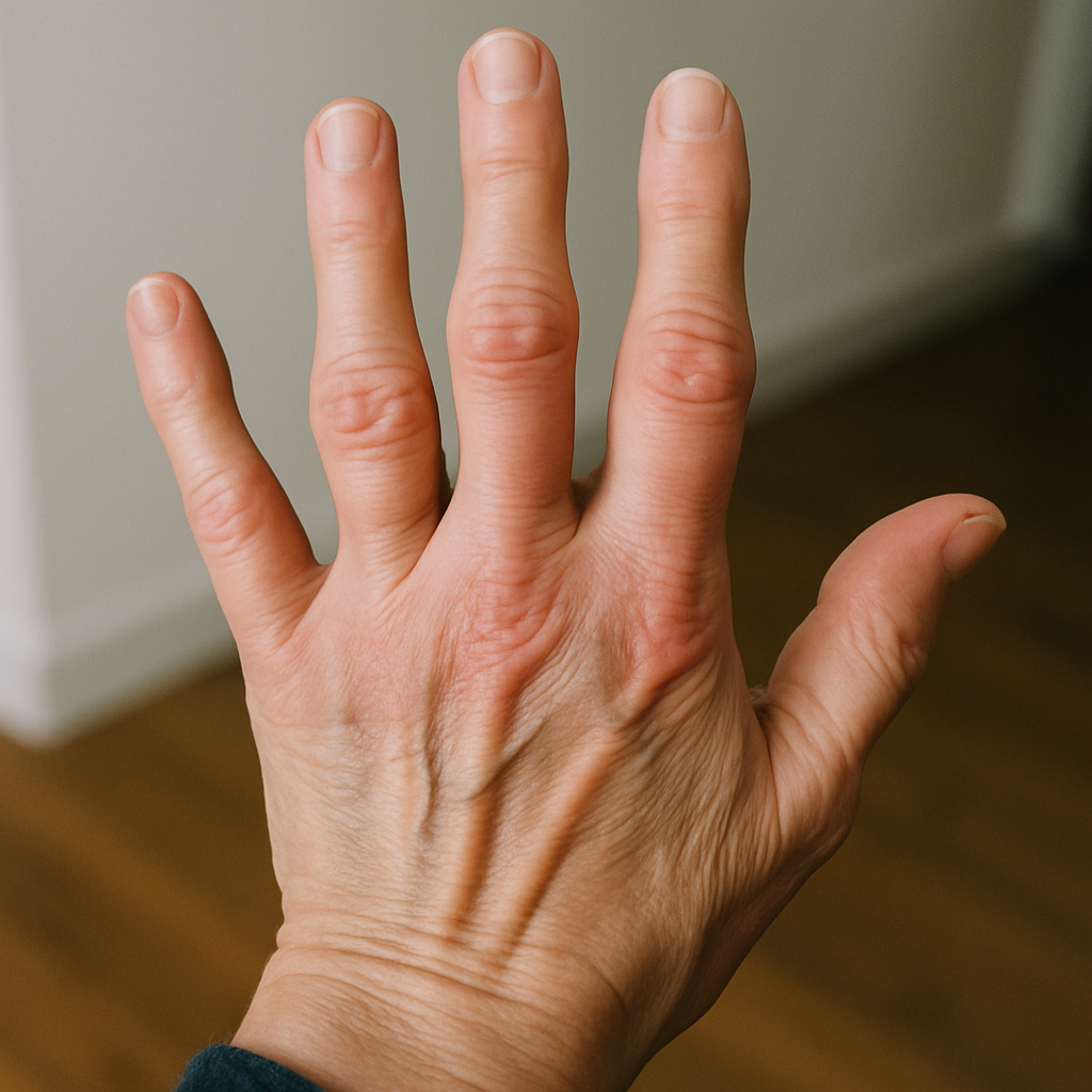 early stage rheumatoid arthritis in hands
