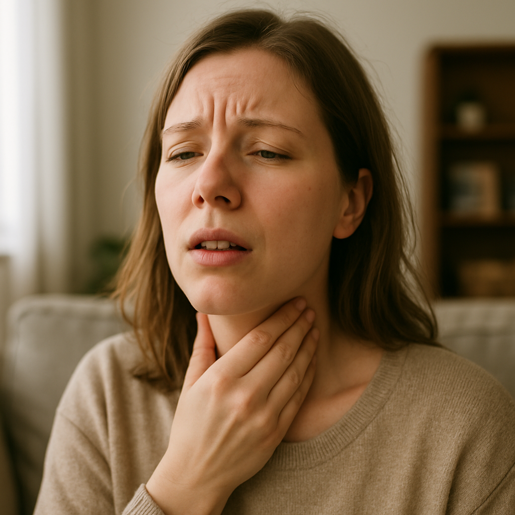 how long does a sore throat from allergies last