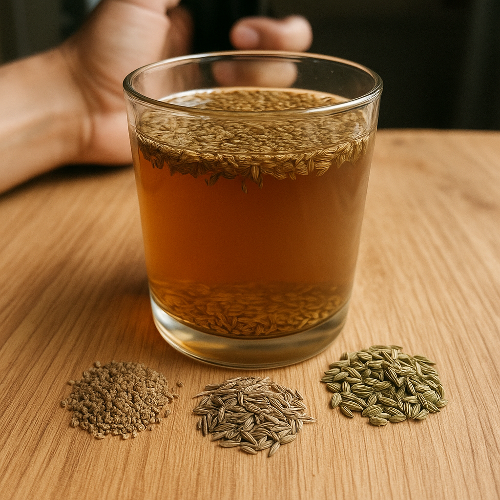 ajwain jeera saunf water benefits