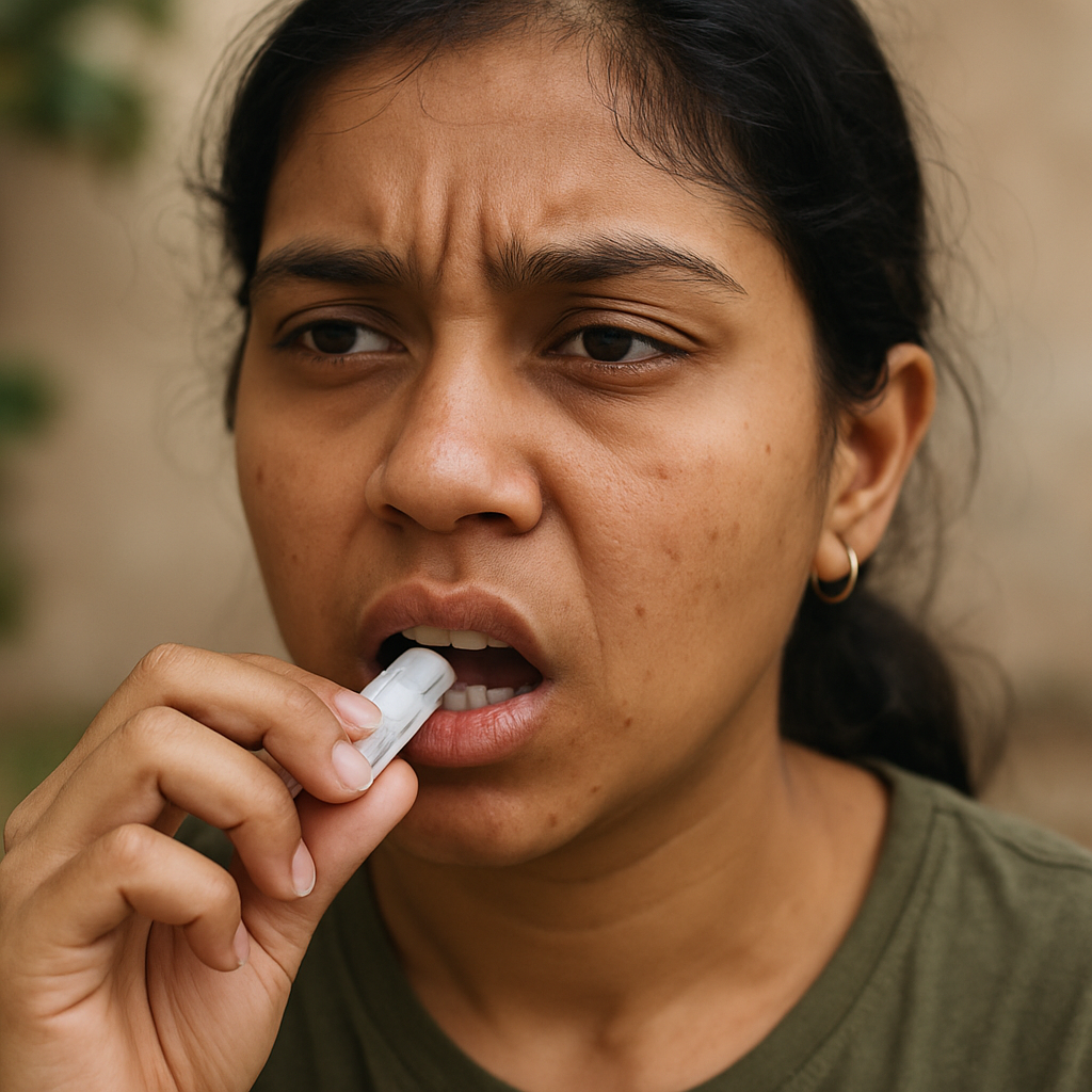 slate pencil eating side effects