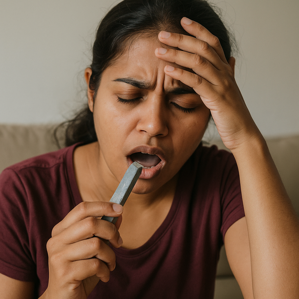 diseases caused by eating slate pencil