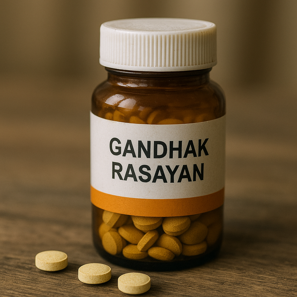 gandhak rasayan tablet dosage