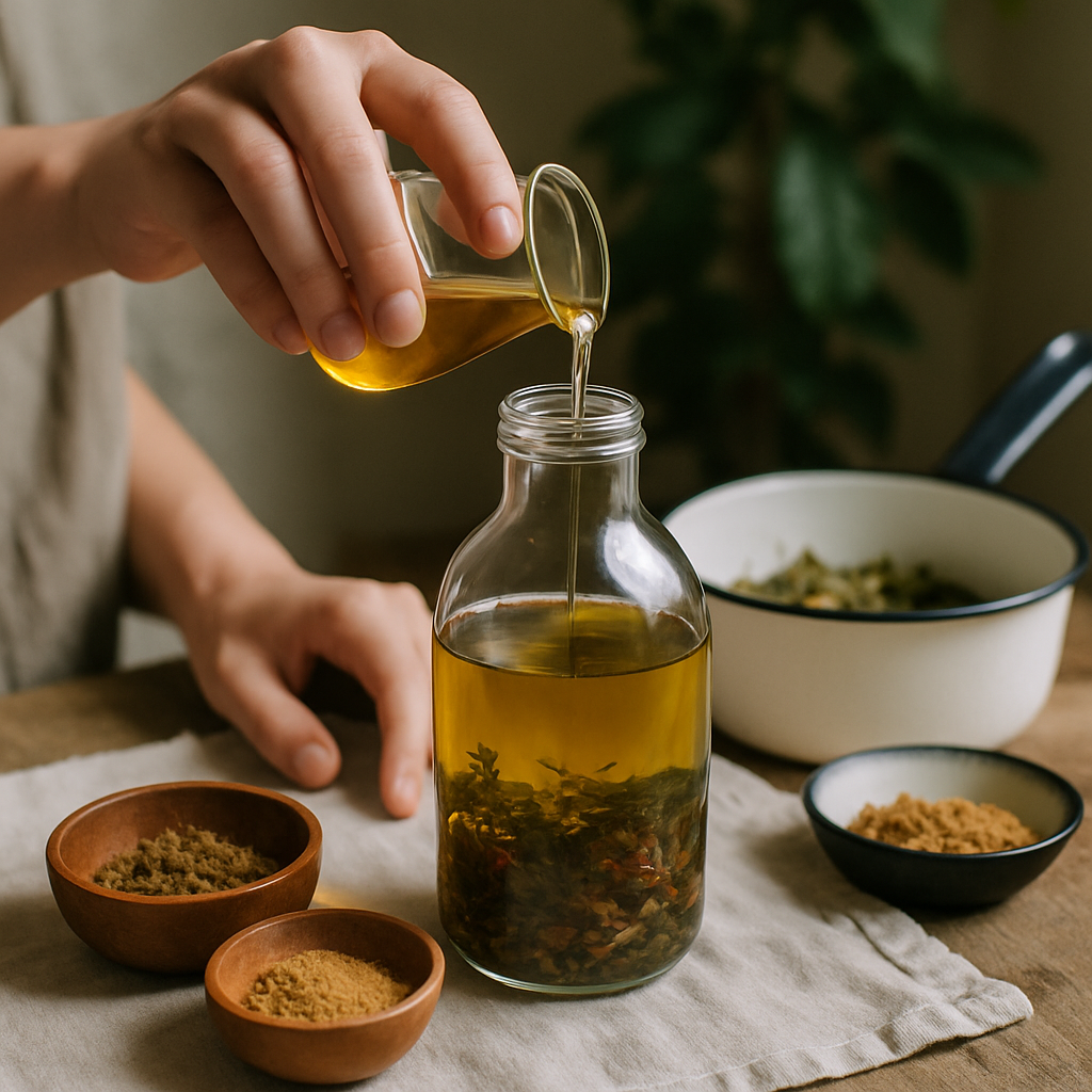 how to make ayurvedic massage oil at home