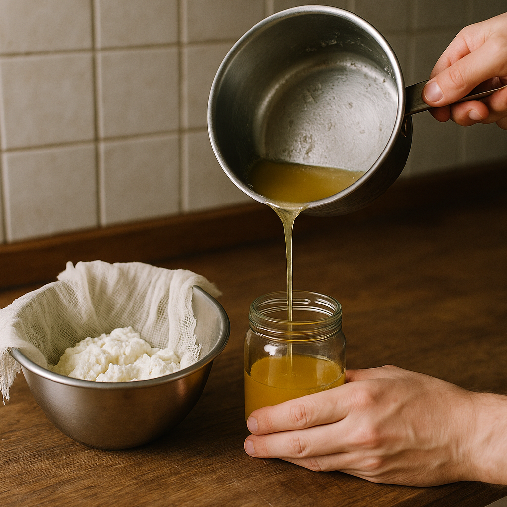 how to make ghee from curd