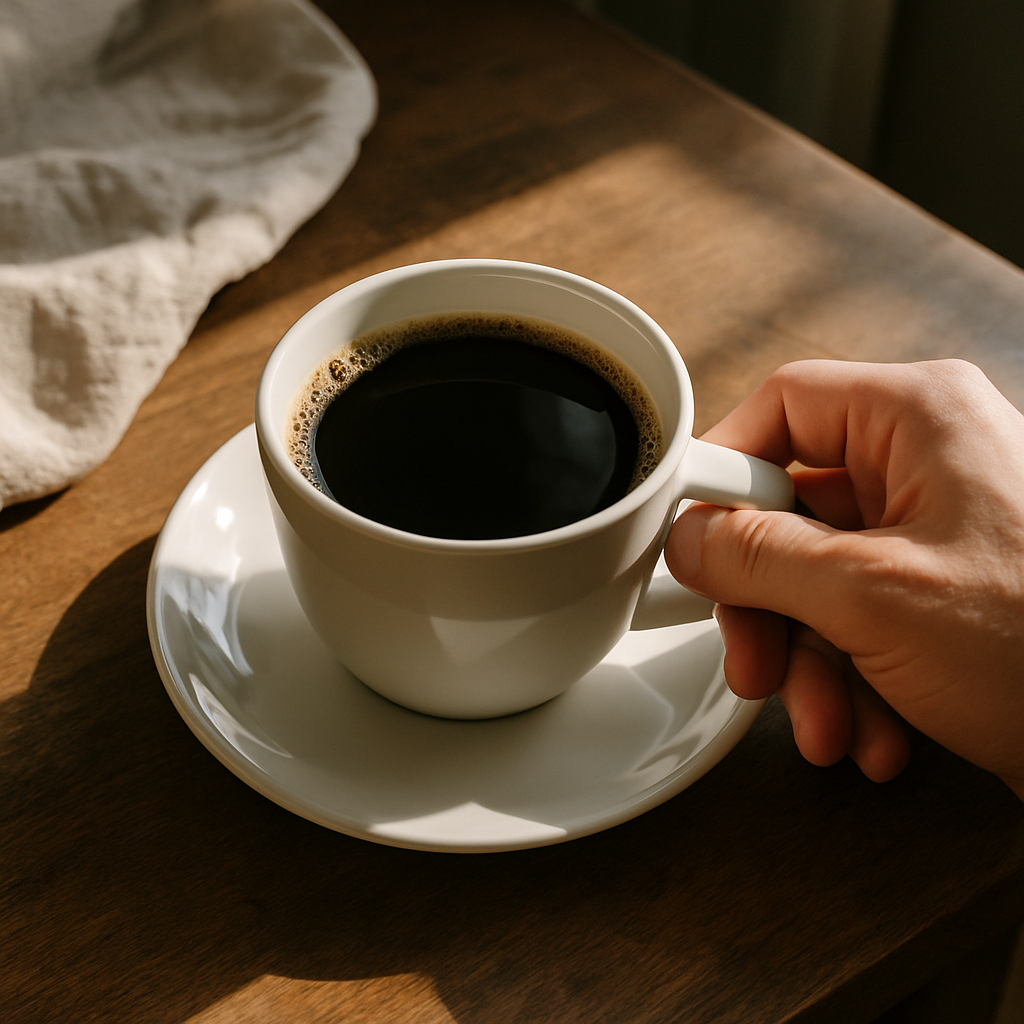 is black coffee good for health in morning