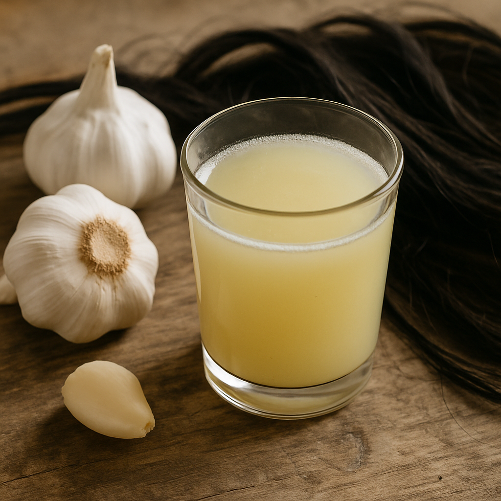 garlic juice for hair