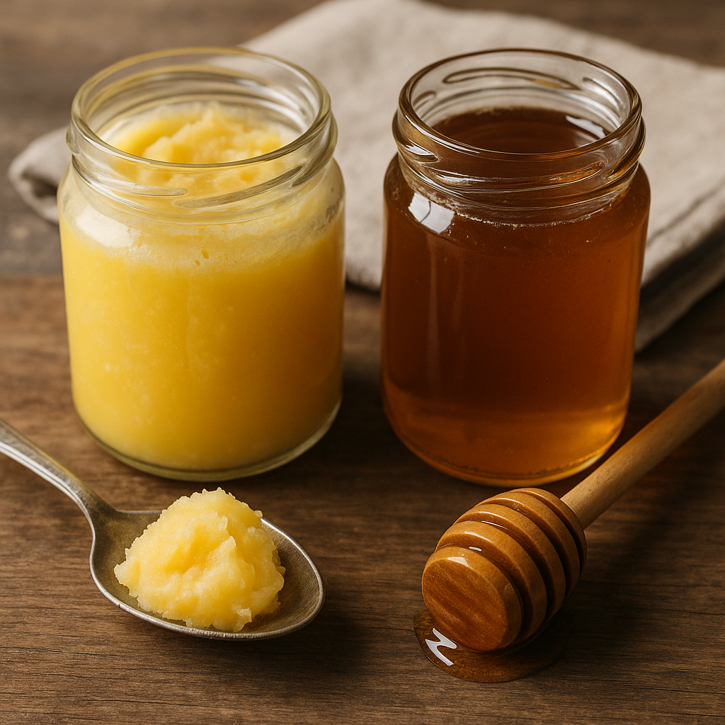 ghee and honey