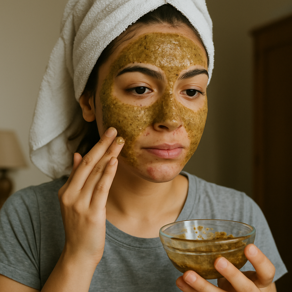 natural face mask for pimples