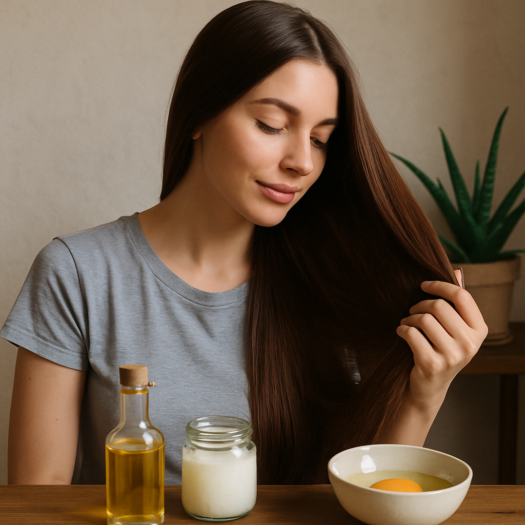 homemade tips for silky hair