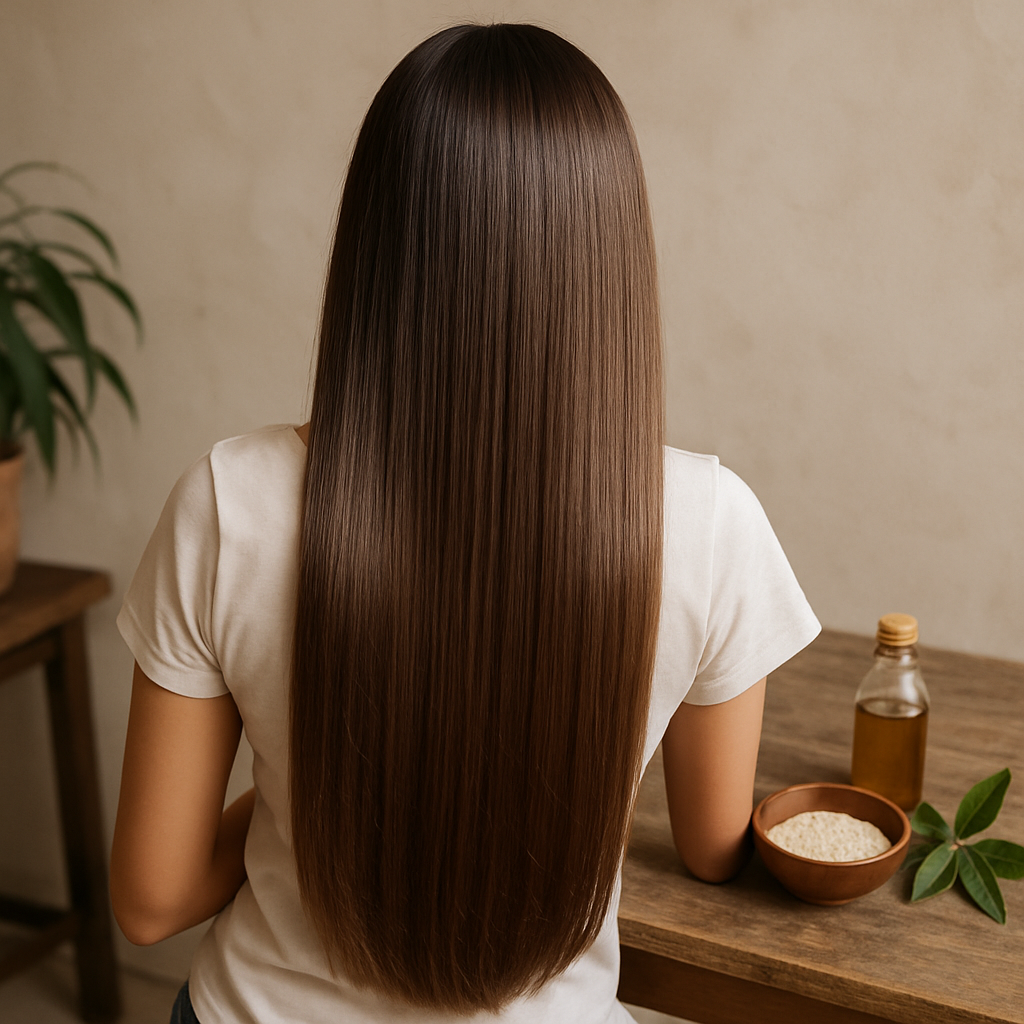 how to make hair silky at home