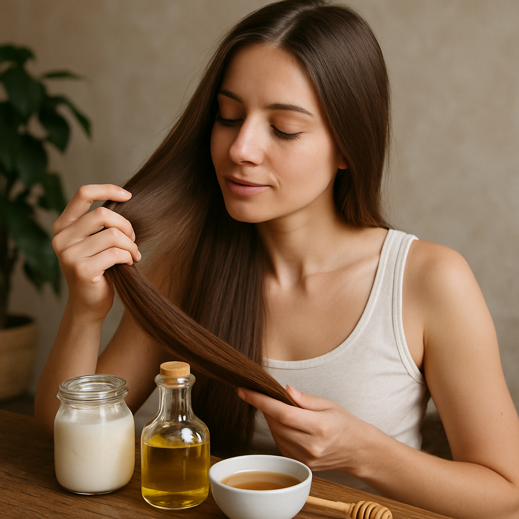 silky hair tips home remedies