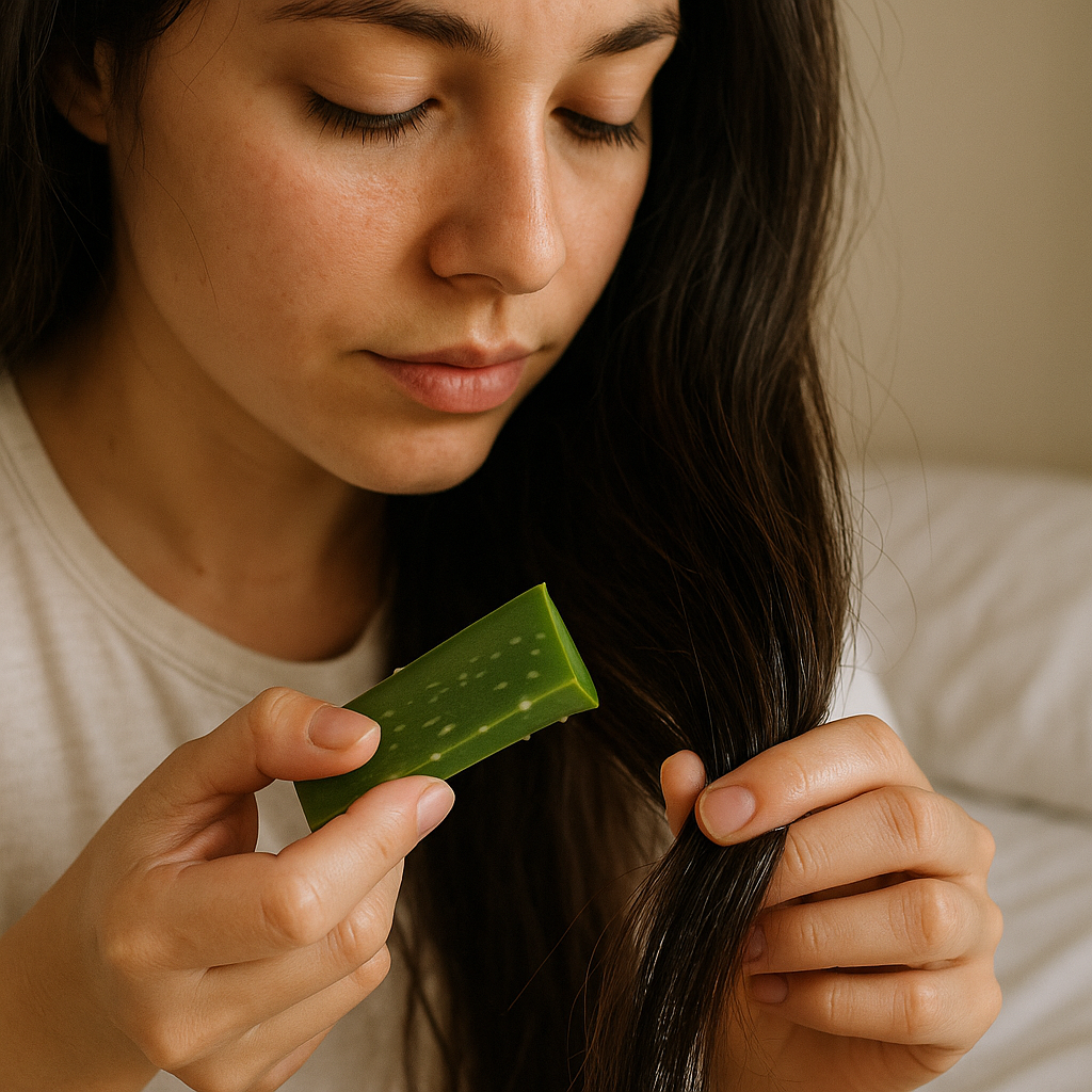 benefits of aloe vera on hair overnight
