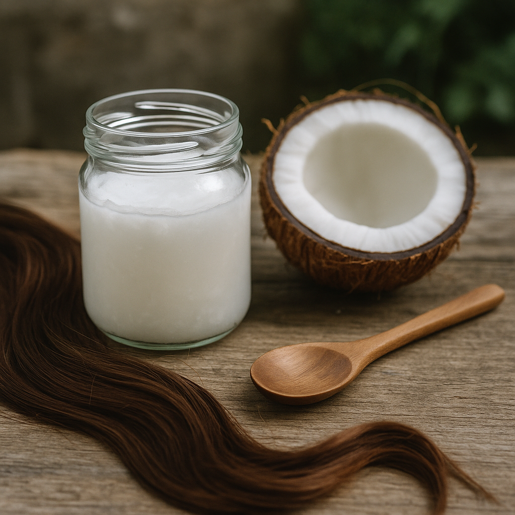 how to apply coconut oil on hair