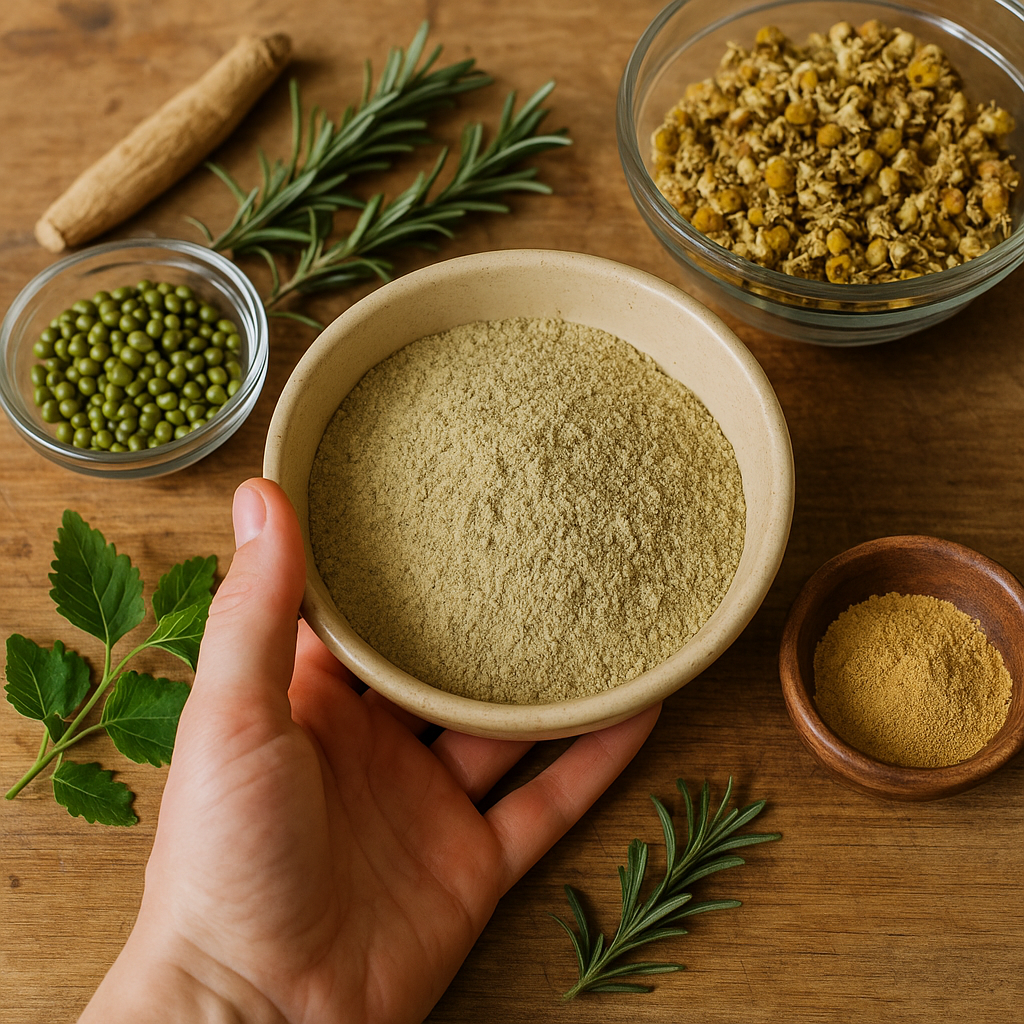 how to make natural bath powder at home