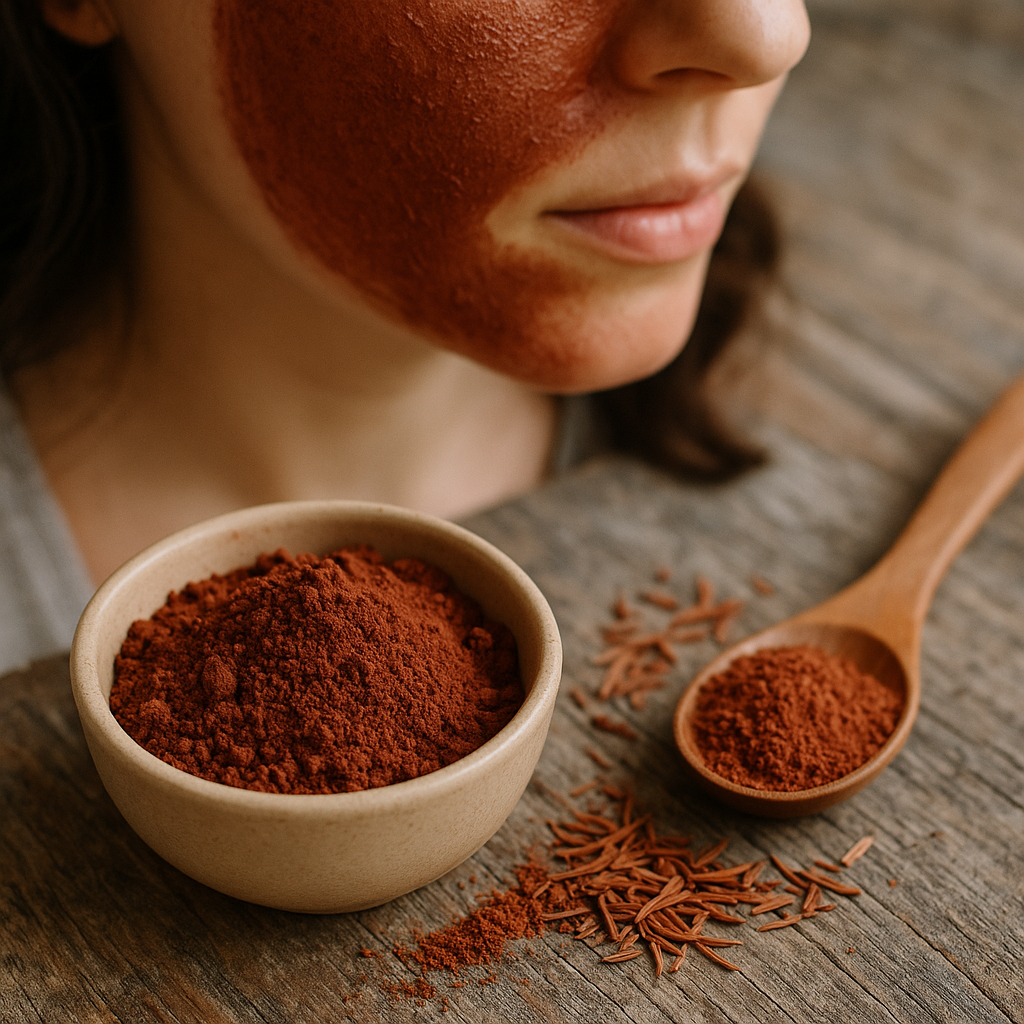 red sandalwood for face