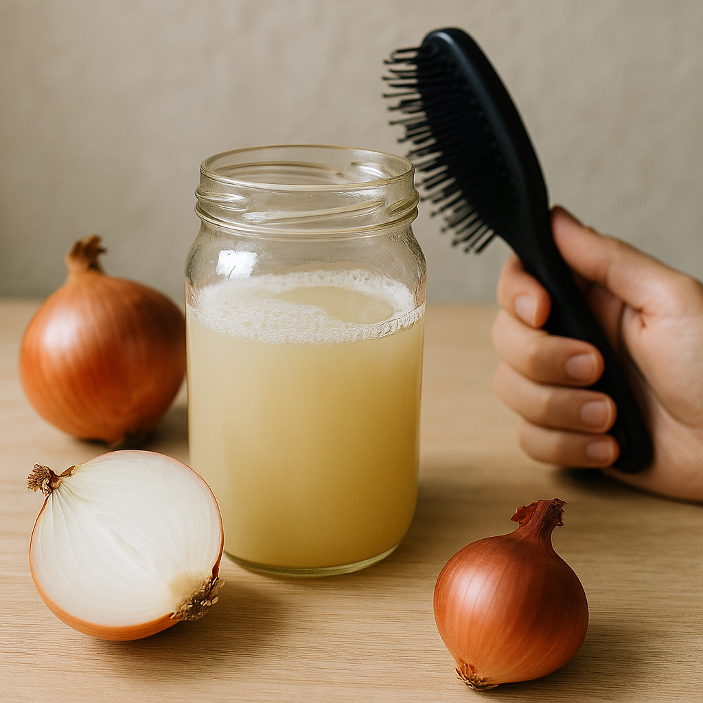 onion juice for hair growth