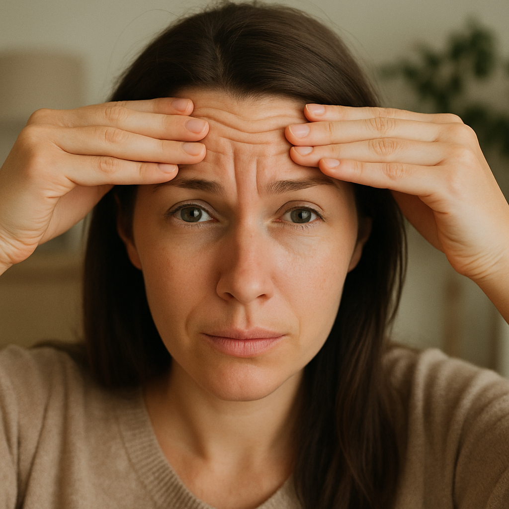 reduce forehead lines naturally
