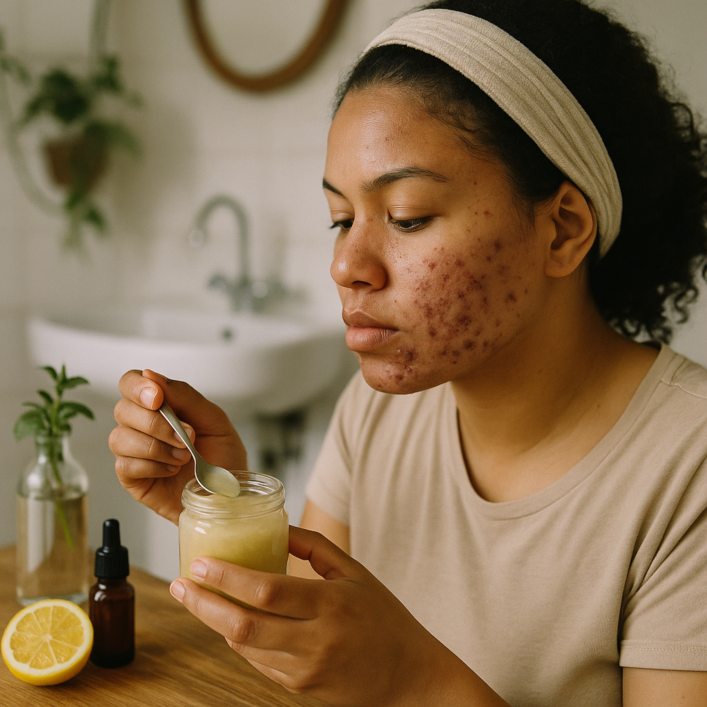 acne scars treatment at home