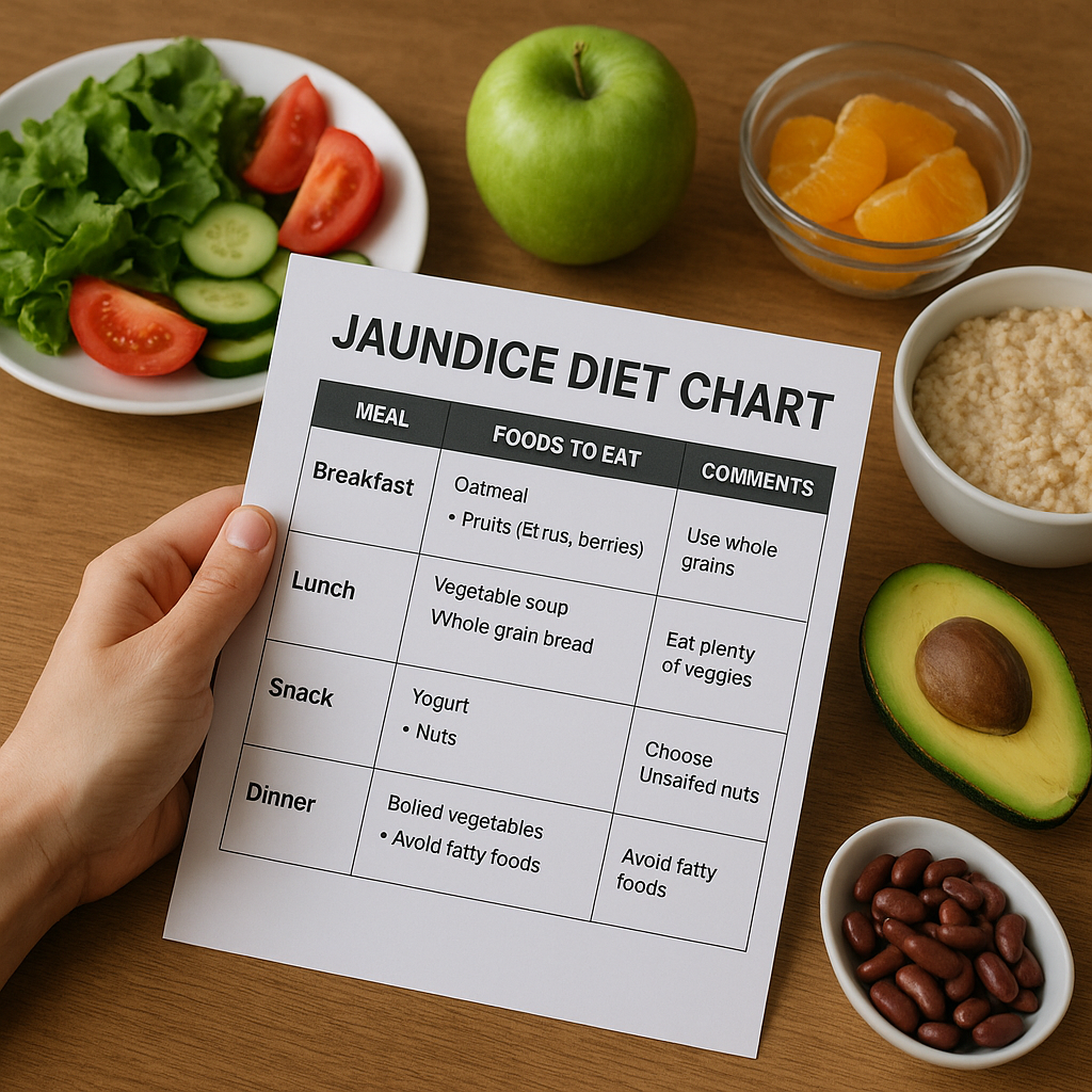 “jaundice diet chart