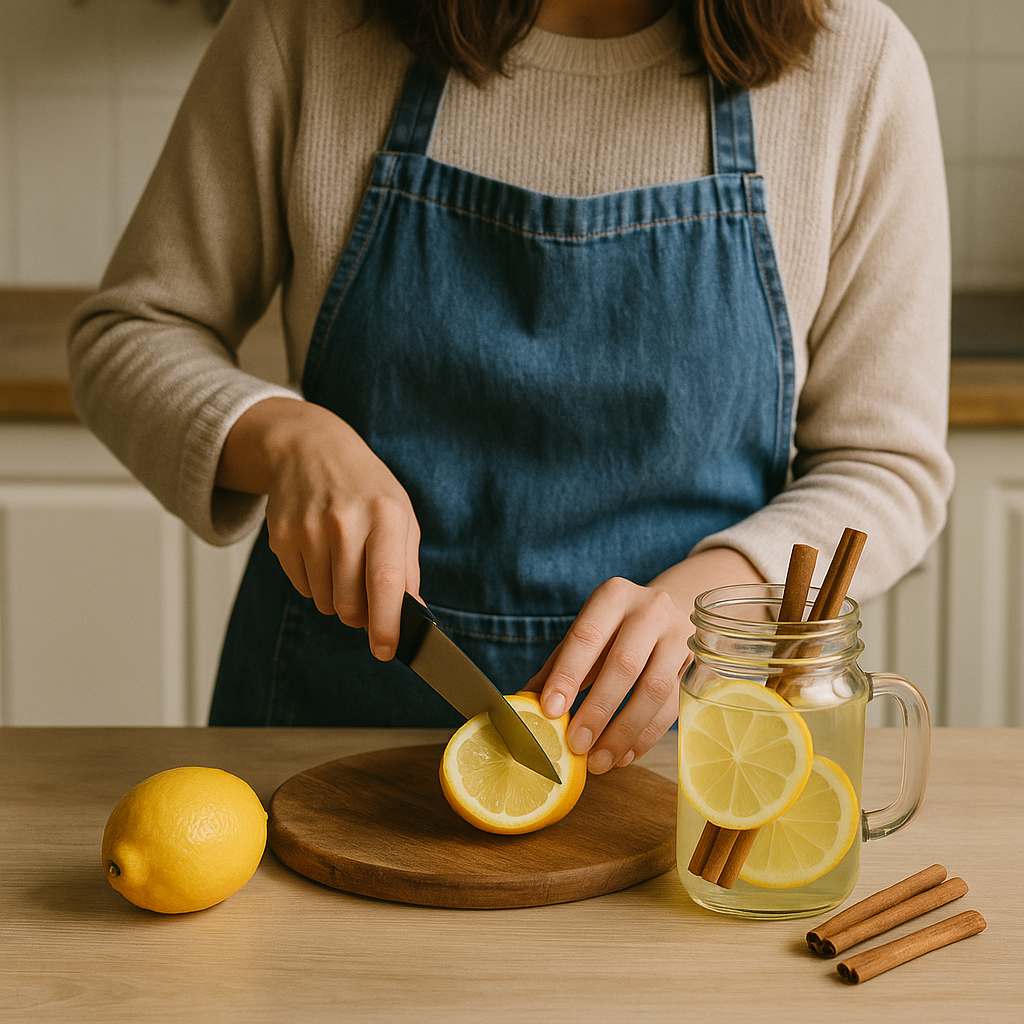 lemon cinnamon water
