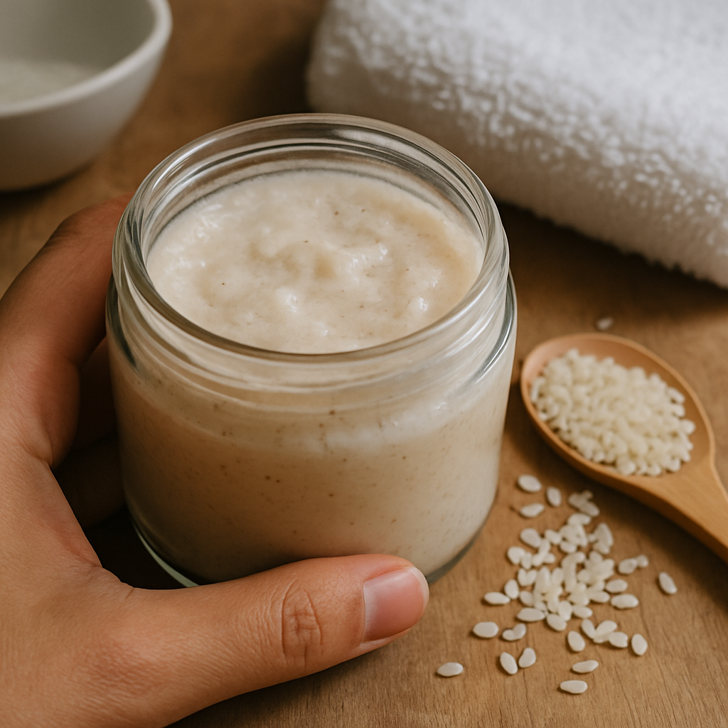 rice scrub for face