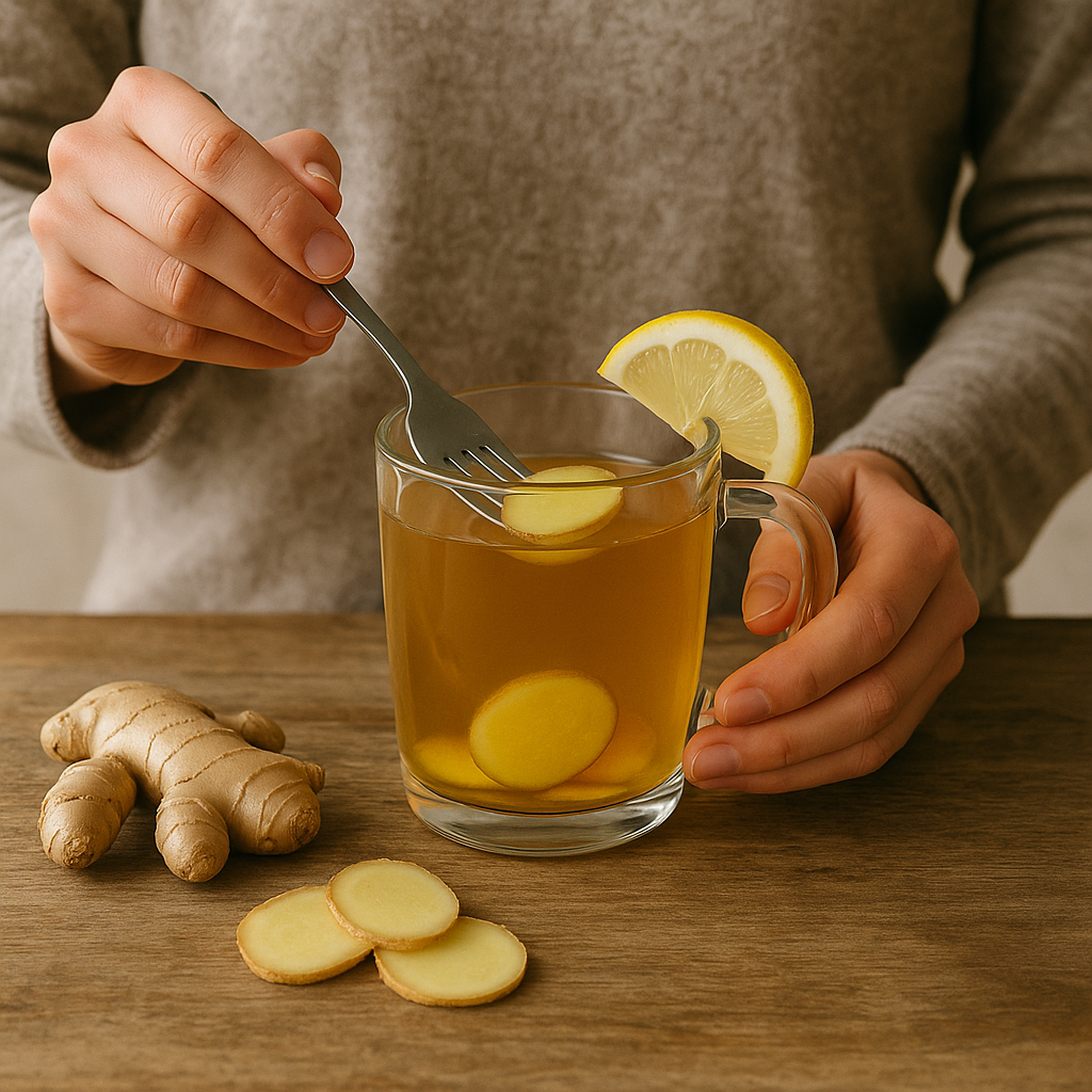 ginger tea recipe for period