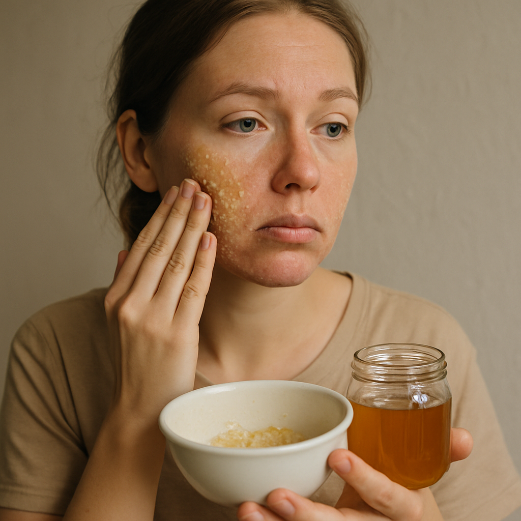home remedies for dry skin on face