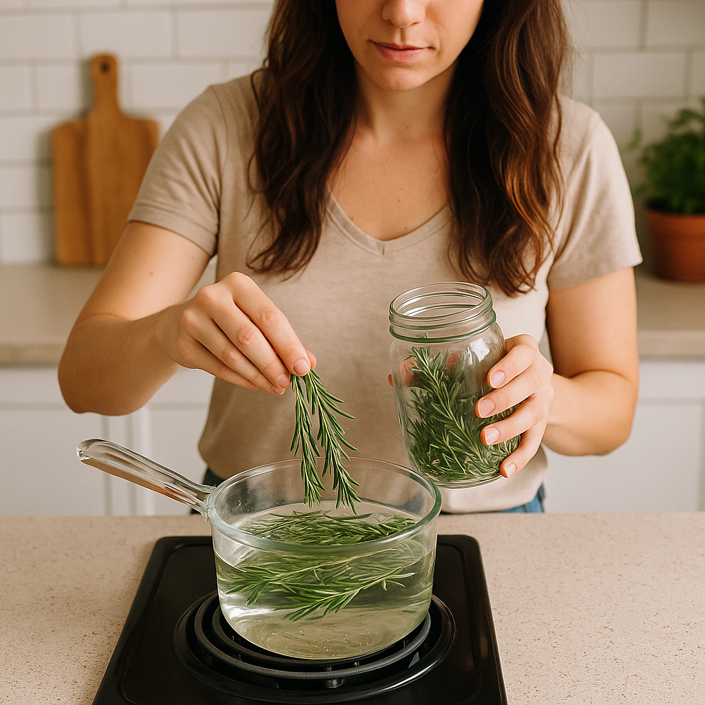 rosemary water for hair growth recipe