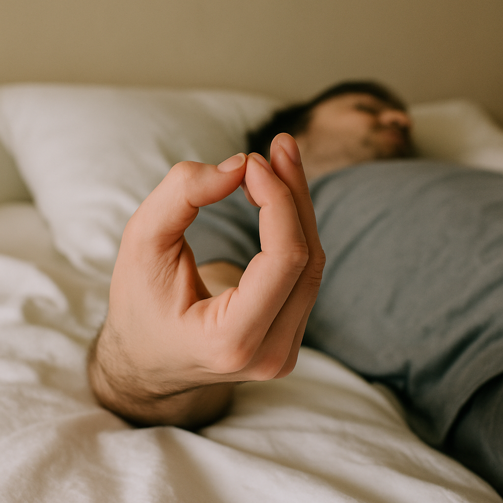 hand mudra for sleep
