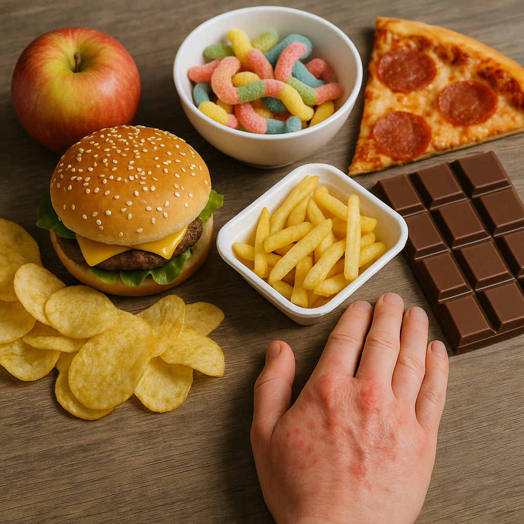 food to avoid for skin allergy