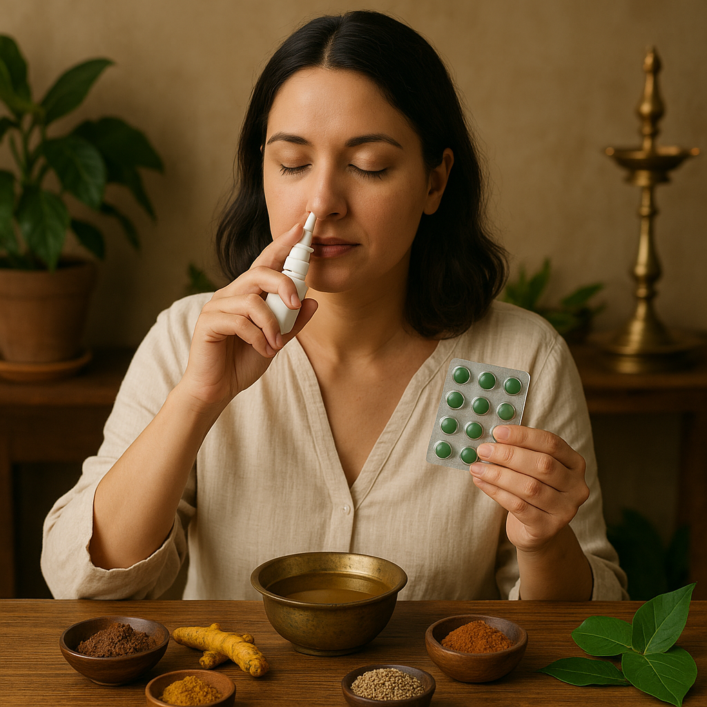 how to cure nasal polyps without surgery