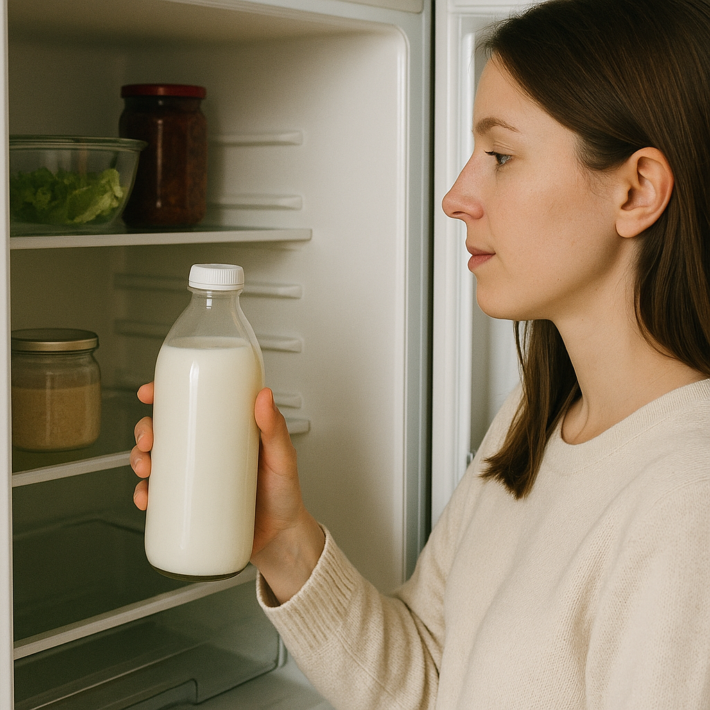 cold milk and acidity