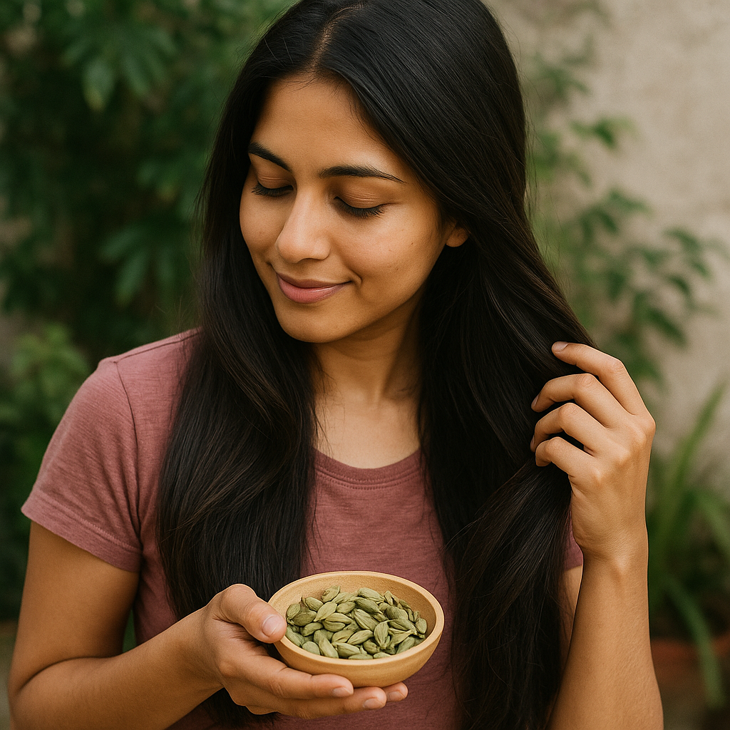 elaichi benefits for hair