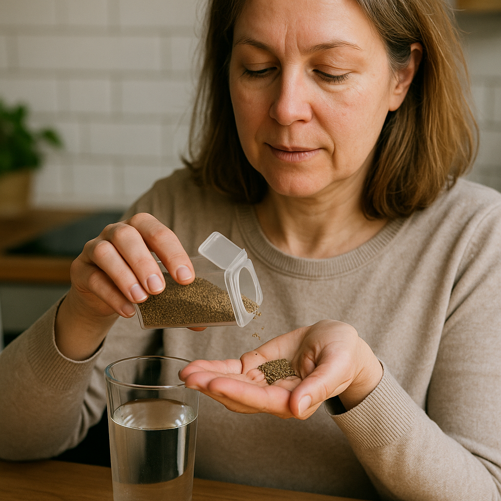 how to eat ajwain for constipation
