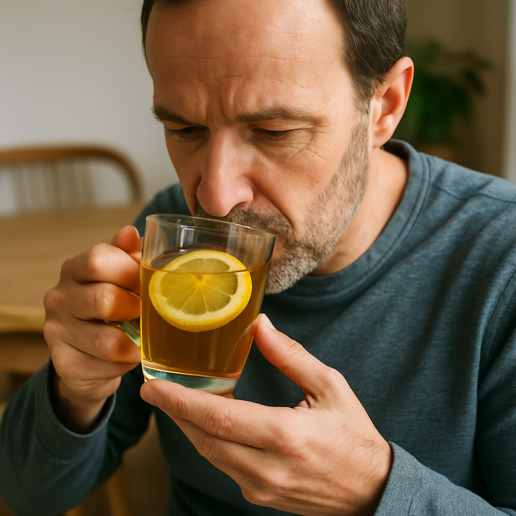 lemon tea for loose motion