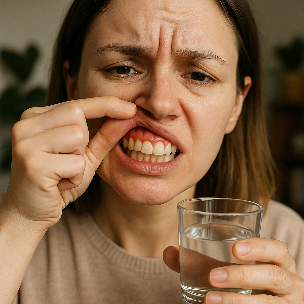 swollen gums treatment at home