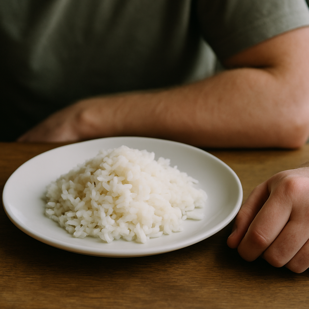can i eat rice in piles