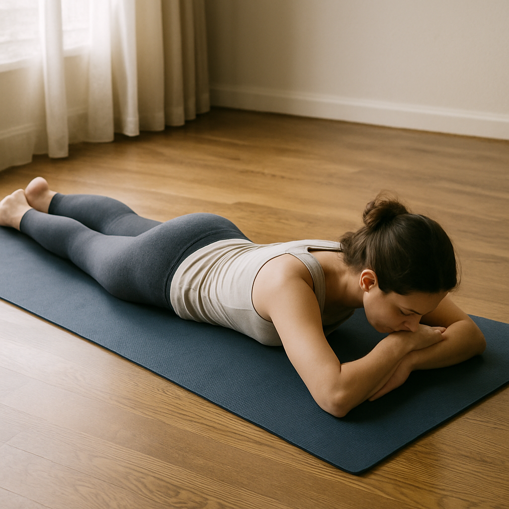 makarasana pose