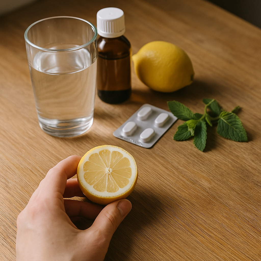 remedies for bitter taste in mouth after fever