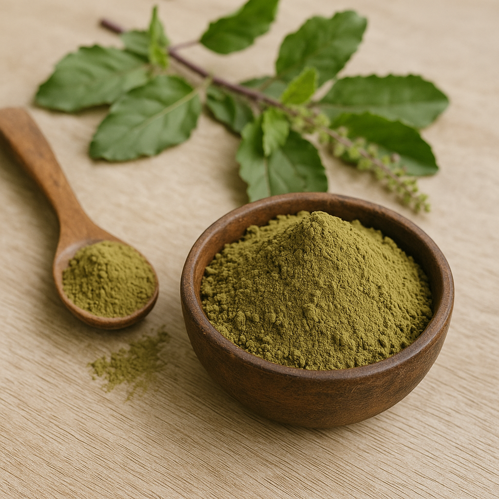 tulsi powder benefits for skin