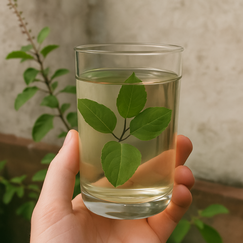 tulsi water benefits for skin