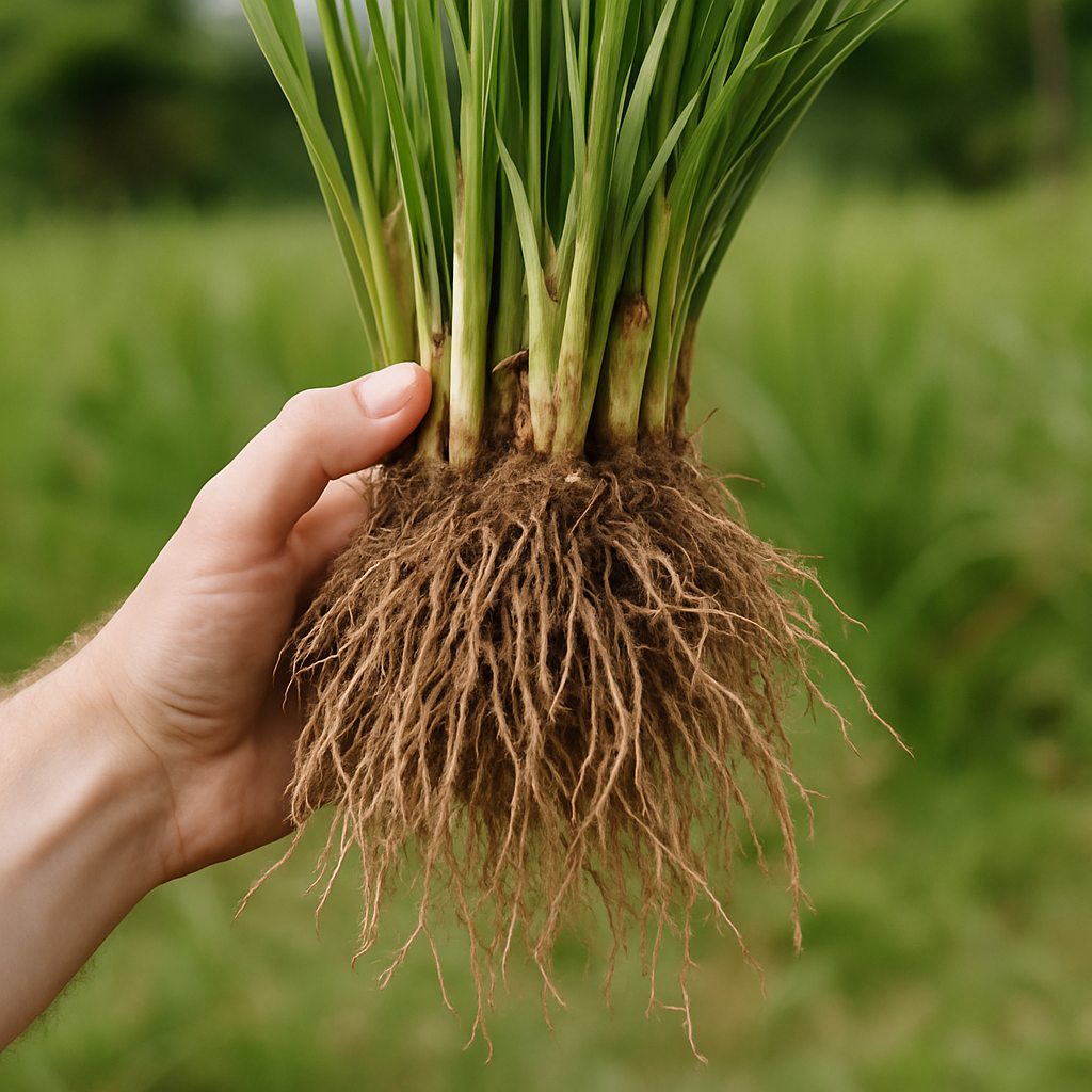 vetiver roots