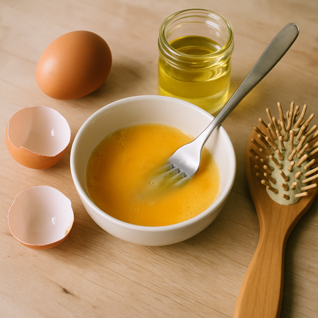 egg hair mask