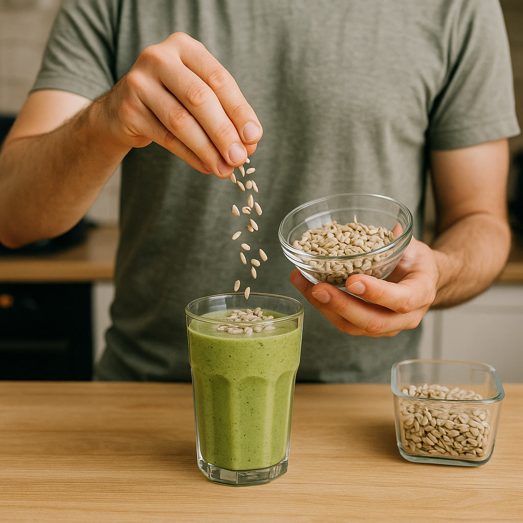 how much sunflower seeds to eat daily