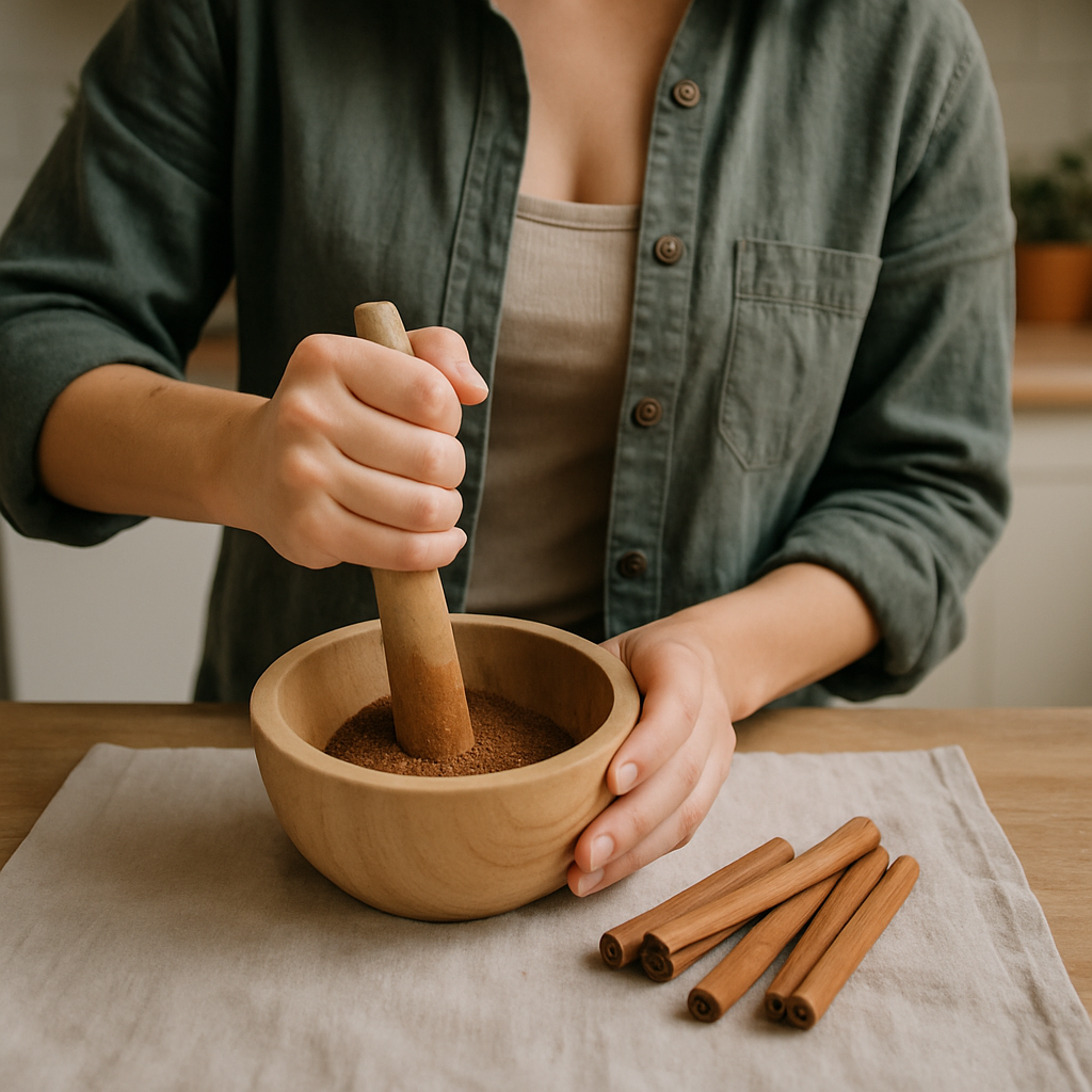 how to make cinnamon powder at home