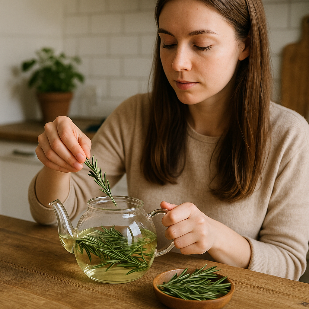 how to make rosemary water for hair